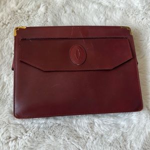 Authentic Cartier clutch or make up bag